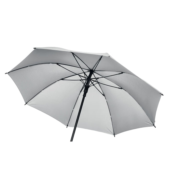 White - Lifestyle - MidOcean Seatle Windproof Stick Umbrella