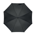 Black - Back - MidOcean Seatle Windproof Stick Umbrella