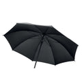 Black - Side - MidOcean Seatle Windproof Stick Umbrella