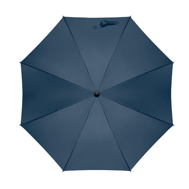 Blue - Back - MidOcean Seatle Windproof Stick Umbrella