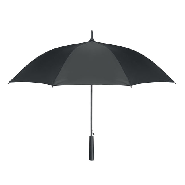 Black - Front - MidOcean Seatle Windproof Stick Umbrella