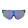 Blue - Side - MidOcean Shine Mirrored Sport Sunglasses