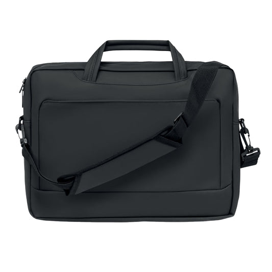 Black - Front - MidOcean London Laptop Bag