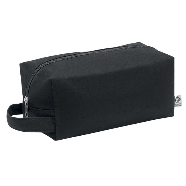 Black - Front - MidOcean Bia Canvas Toiletry Bag