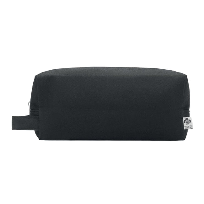Black - Back - MidOcean Bia Canvas Toiletry Bag