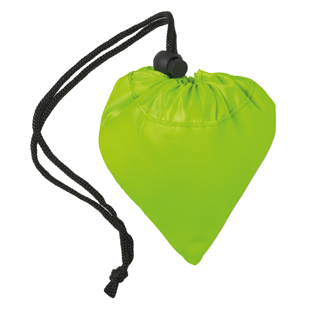 Lime - Back - MidOcean Fresa Polyester Foldable Shopper Bag