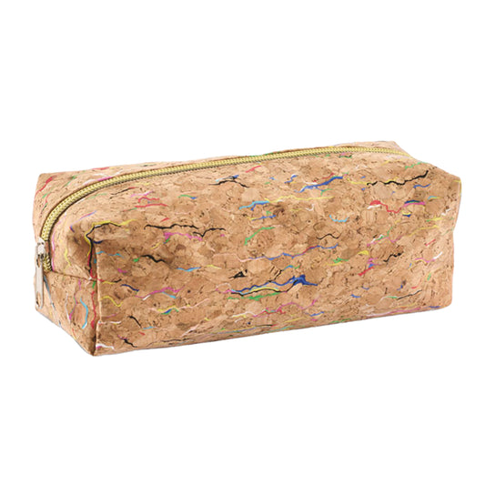 Beige - Front - MidOcean Corchaso Cork Pencil Case