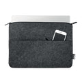 Stone Grey - Side - MidOcean Toplo RPET Laptop Sleeve