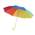 Multicoloured - Front - MidOcean Childrens-Kids Arco Folding Umbrella