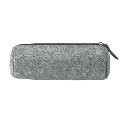 Grey - Front - MidOcean Penlo Zipped Felt Pencil Case