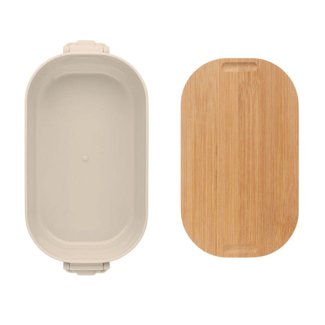 Beige - Lifestyle - MidOcean Lekker PP Plastic 700ml Lunch Box