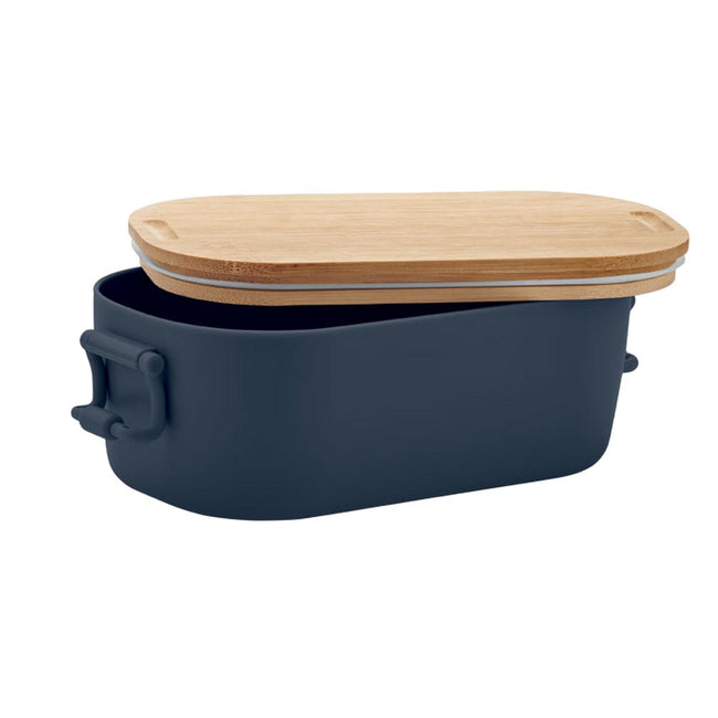 French Navy - Back - MidOcean Lekker PP Plastic 700ml Lunch Box