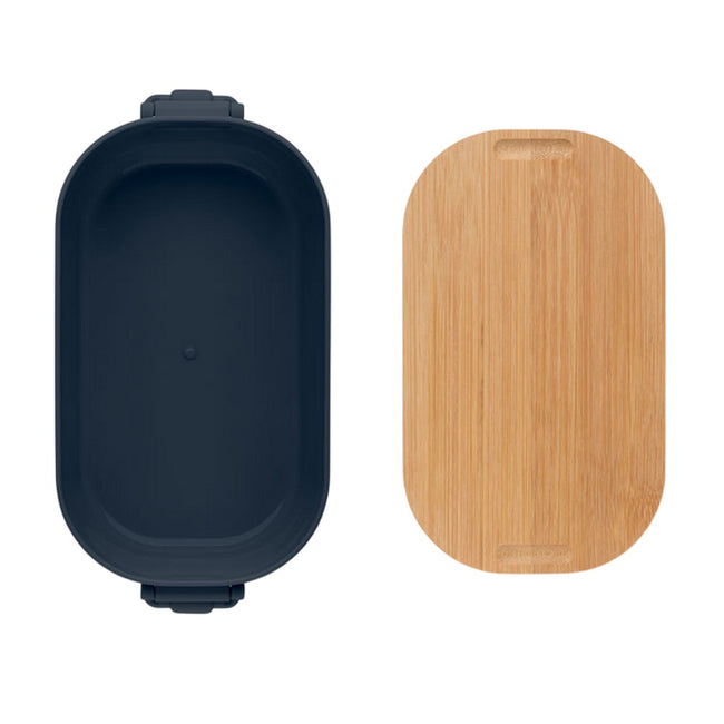 French Navy - Side - MidOcean Lekker PP Plastic 700ml Lunch Box