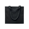 Black - Back - MidOcean Maldi Beach Canvas Shopper Bag