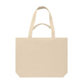 Beige - Side - MidOcean Maldi Beach Canvas Shopper Bag