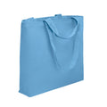 Turquoise - Front - MidOcean Maldi Beach Canvas Shopper Bag