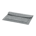 Grey - Back - MidOcean Pouchlo 15 Felt Laptop Sleeve
