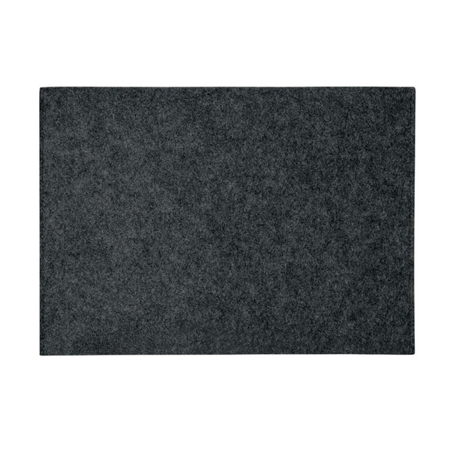 Stone Grey - Front - MidOcean Pouchlo 15 Felt Laptop Sleeve