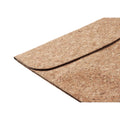 Beige - Side - MidOcean Grace Cork Magnetic Closure Laptop Sleeve