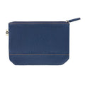 Blue - Back - MidOcean Style Pouch Denim Recycled Cosmetic Bag