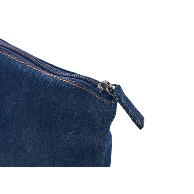Blue - Lifestyle - MidOcean Style Pouch Denim Recycled Cosmetic Bag