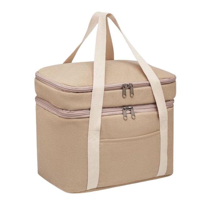 Beige - Front - MidOcean Kecil Top Cooler Bag