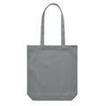 Grey - Back - MidOcean Rassa Canvas Shopper Bag