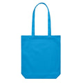 Turquoise - Back - MidOcean Rassa Canvas Shopper Bag
