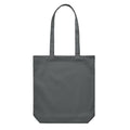 Stone Grey - Back - MidOcean Rassa Canvas Shopper Bag