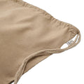 Khaki Brown - Side - MidOcean Cabetri Colour Recycled Cotton Drawstring Bag