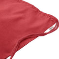 Red - Side - MidOcean Cabetri Colour Recycled Cotton Drawstring Bag