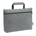 Grey - Front - MidOcean Tapla RPET Felt Laptop Bag