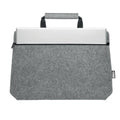 Grey - Back - MidOcean Tapla RPET Felt Laptop Bag
