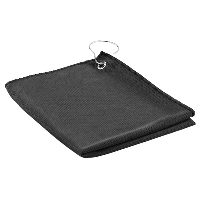 Black - Side - MidOcean Towgo Golf Towel