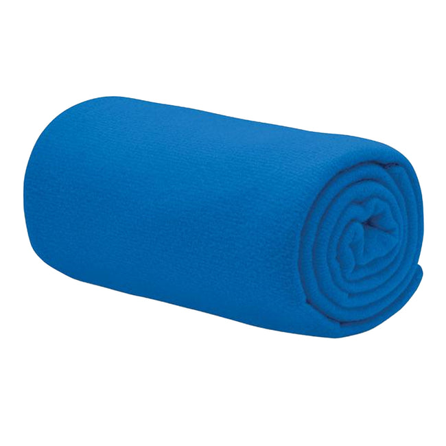 Royal Blue - Side - MidOcean Bogda RPET Fleece Blanket