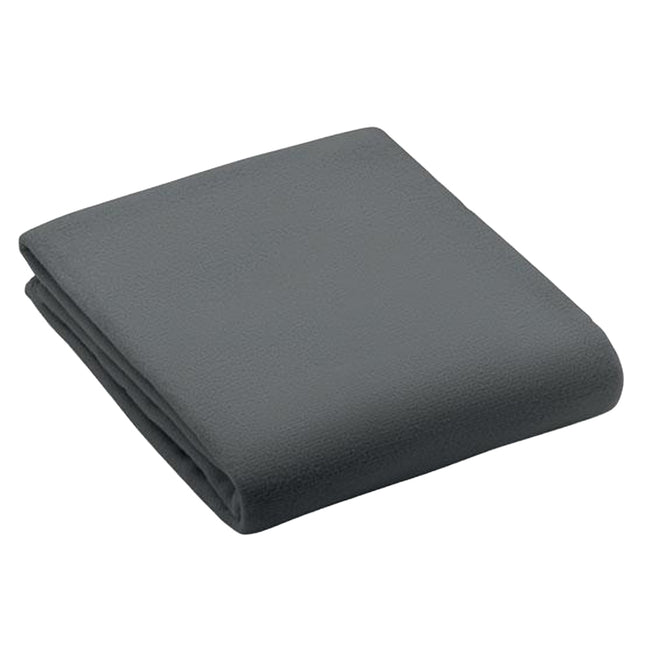 Stone Grey - Front - MidOcean Bogda RPET Fleece Blanket