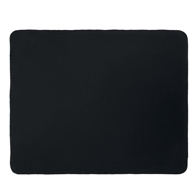 Black - Back - MidOcean Bogda RPET Fleece Blanket