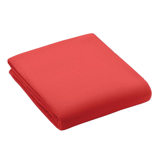 Red - Front - MidOcean Bogda RPET Fleece Blanket