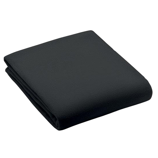Black - Front - MidOcean Bogda RPET Fleece Blanket