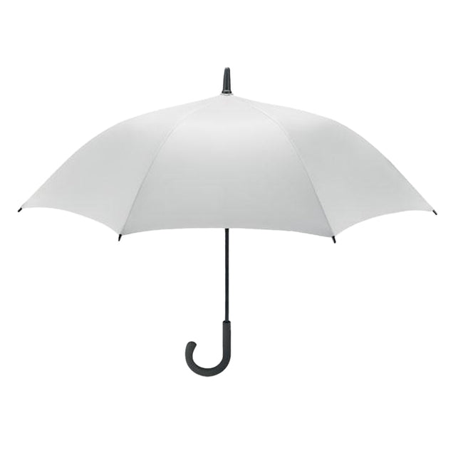 White - Front - MidOcean New Quay Windproof Stick Umbrella