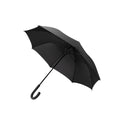Black - Side - MidOcean New Quay Windproof Stick Umbrella