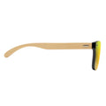 Yellow - Back - MidOcean Aloha Mirrored Sunglasses