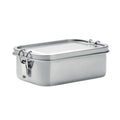Matt Silver - Front - MidOcean Chan Stainless Steel Lunch Box