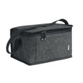Stone Grey - Side - MidOcean Fooler RPET Felt Cooler Bag