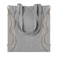 Grey - Back - MidOcean Moira Duo Drawstring Bag