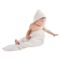 White - Lifestyle - MidOcean Baby Hugme Cotton Hooded Towel