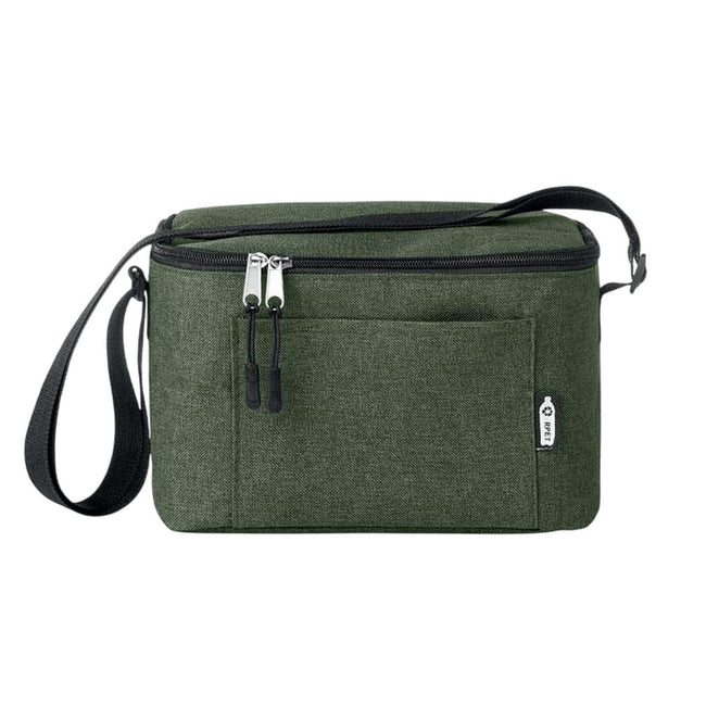 Dark Green - Front - MidOcean Cuba RPET Cooler Bag
