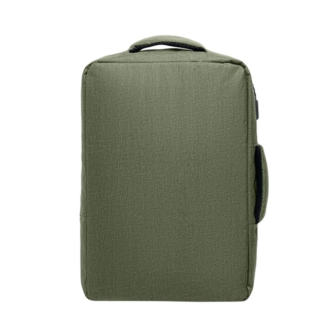 Creamy Green - Front - MidOcean Laugar Slim Laptop Backpack