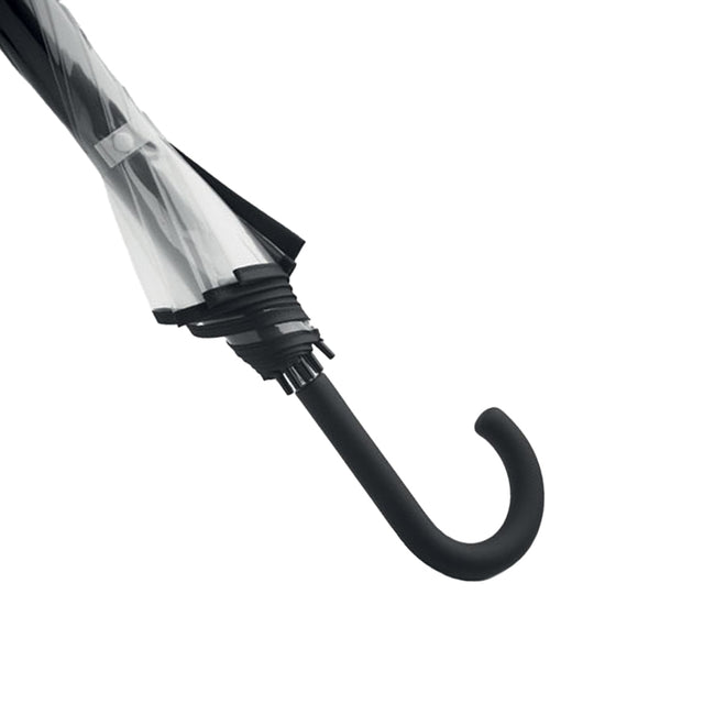 Black-Transparent - Back - MidOcean Gota Stick Umbrella