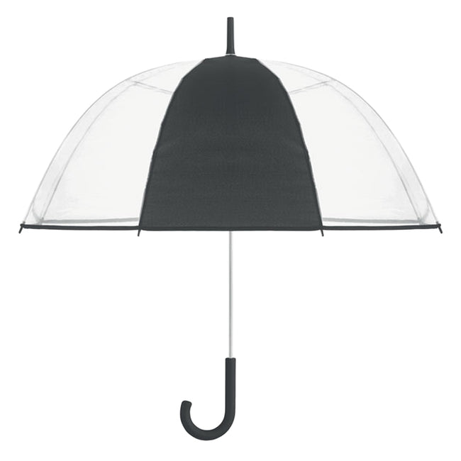 Black-Transparent - Front - MidOcean Gota Stick Umbrella